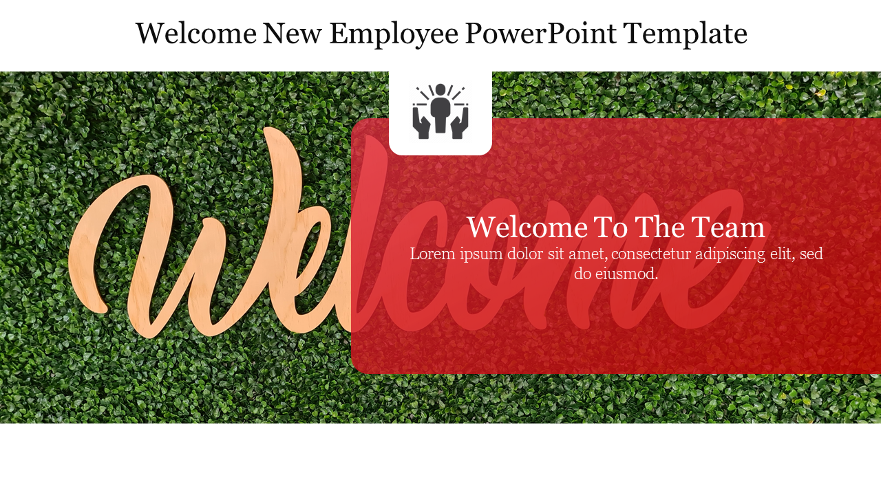 Welcome New Employee PowerPoint Template
